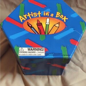 Artist in a Box Blue Hex Art Kit Tin